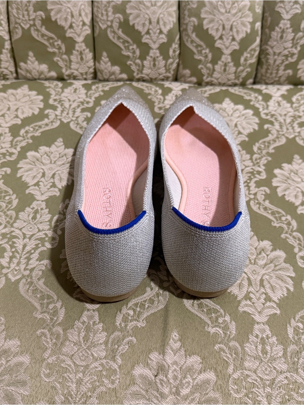 Rothy's Orange and Silver Knit Pointed-Toe Flats Bundle - Picture 6 of 10